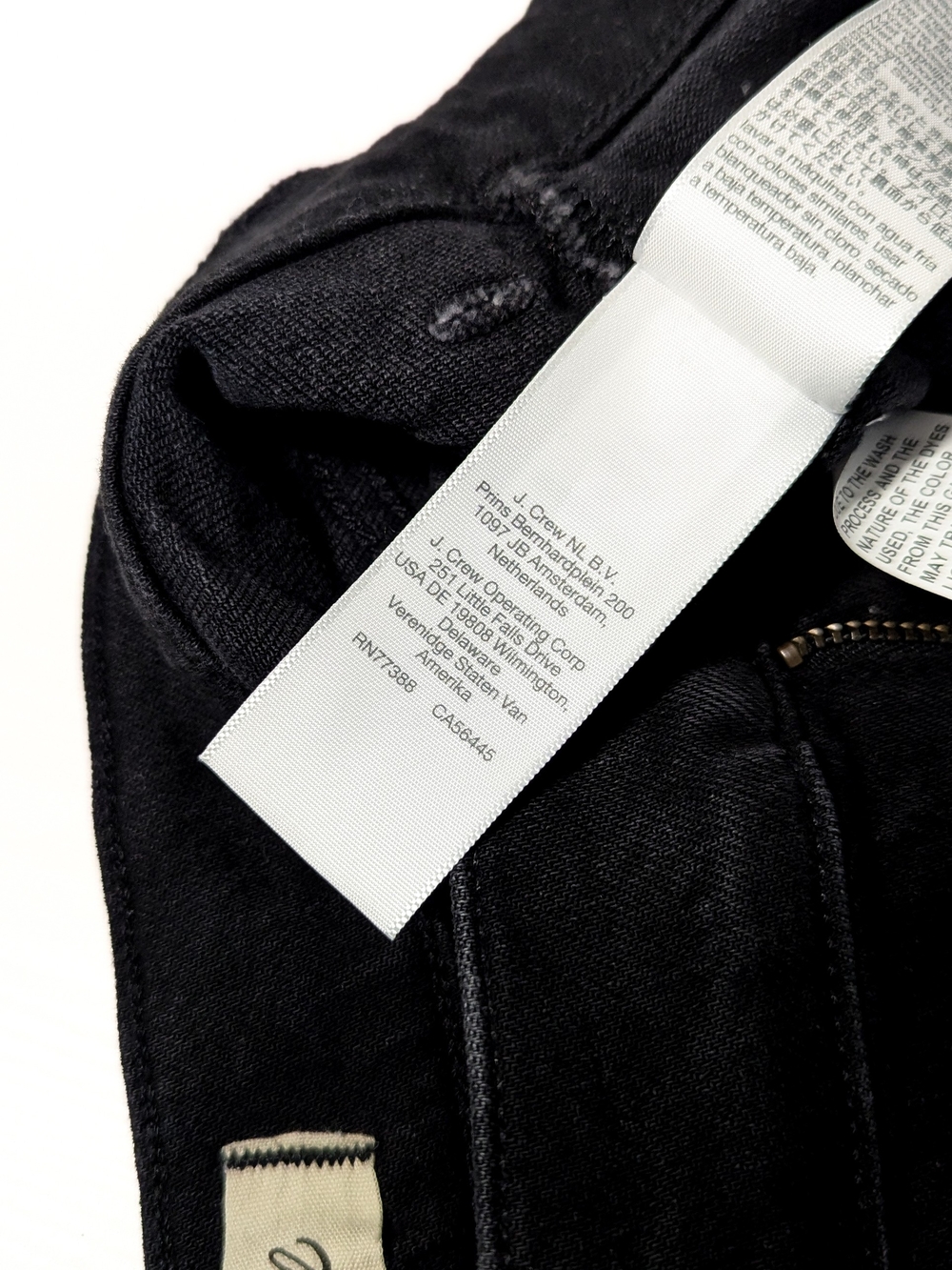 Madewell The High-Rise Sailor Short, Black Denim, Size 27, Nautical Style - Picture 6 of 13
